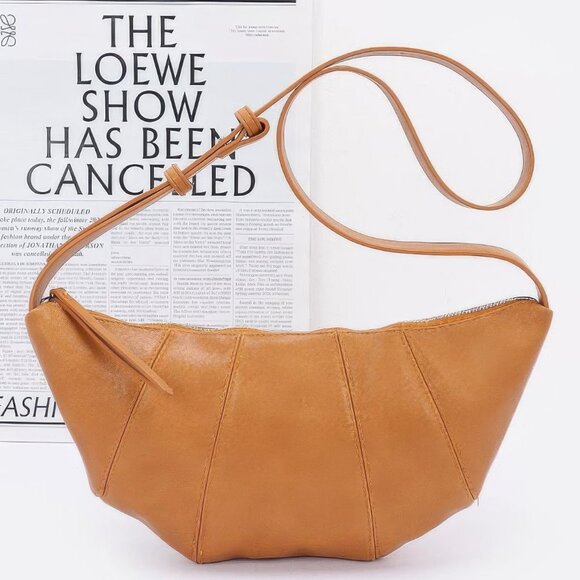 Faux Leather Croissant Bag - Picture 8 of 8